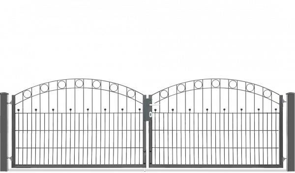 Tor WIEN 2-flügelig H=1,40 m LW=2,32 m verzinkt