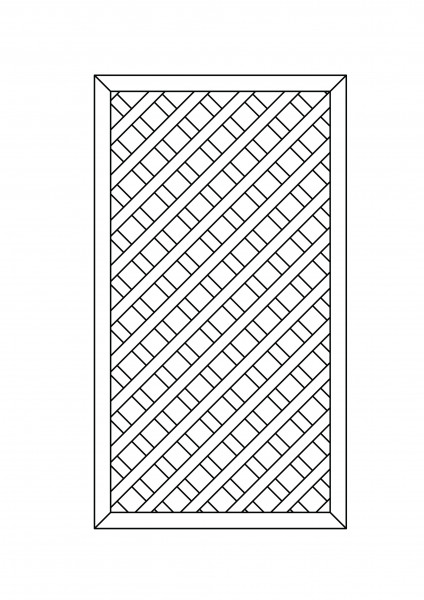 Rankgitter rechteckig B = 1,00 x H = 1,80 m