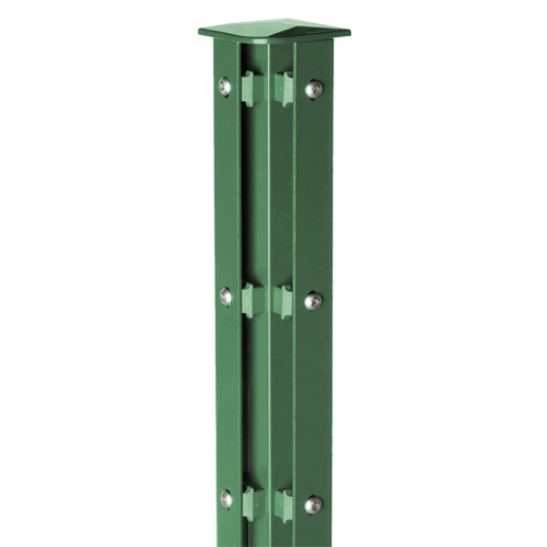 Austausch - Eckpfosten Typ A für Zaunhöhe 1,60 m RAL6005