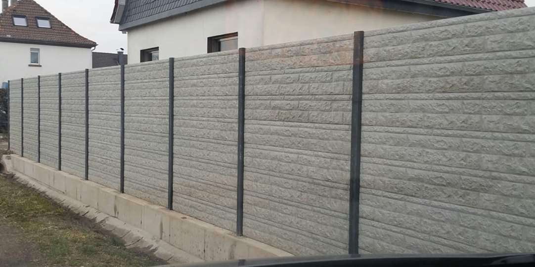 BetonzaunPlatte FELS Motivplatten Betonzaun Zäune zaunkaufen.de