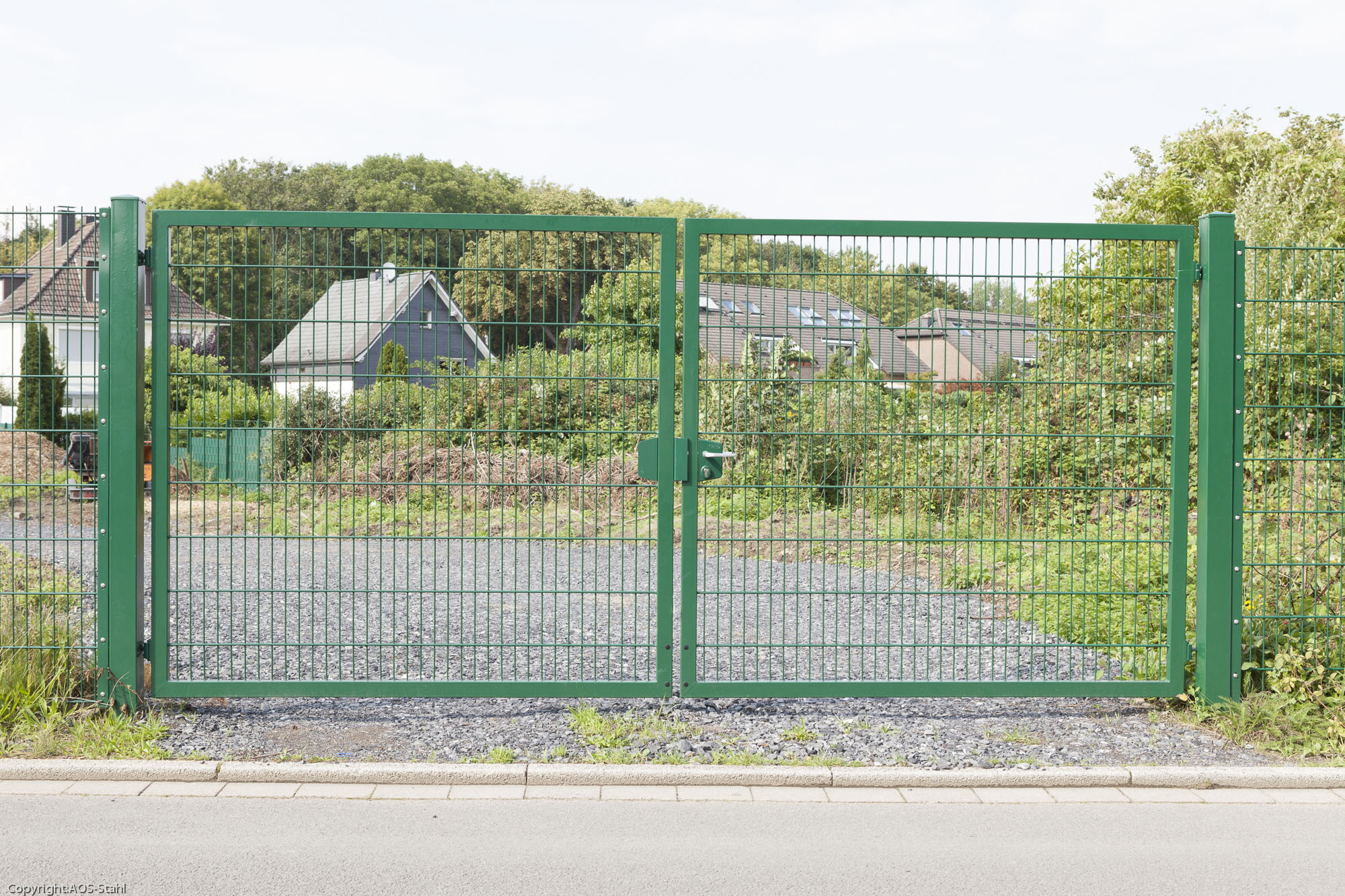 2flügelige Tore Standard ST2 B=5,99 m H=2,00 m RAL6005 Standard