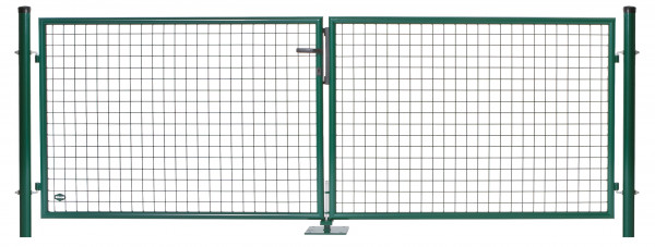 Garten-Doppeltor B=3,04 m H=2,00 m grün