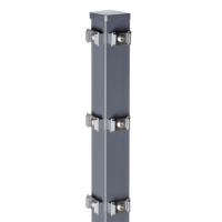 Austausch - Eckpfosten Typ QVPE für Zaunhöhe 1,00 m RAL7016 Austausch - Eckpfosten Typ QVPE für Zaunhöhe 1,00 m RAL7016