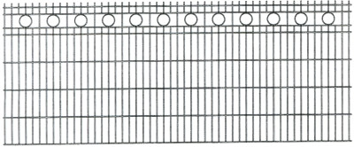 Schmuckzaun ROM H= 0,80 m RAL7016