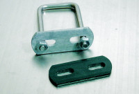 Bügel für Rechteckpfosten, 60*40mm, verzinkt Bügel für Rechteckpfosten, 60*40mm, verzinkt