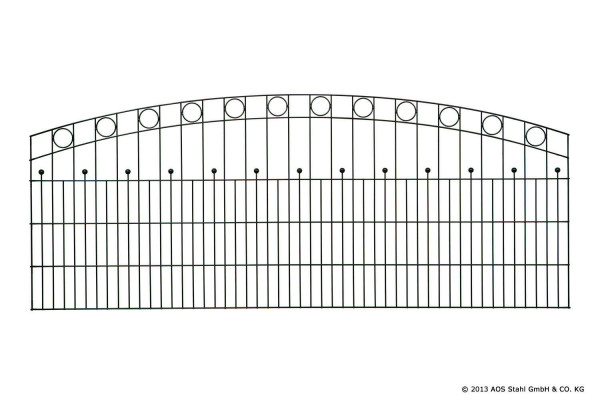 Schmuckzaun WIEN H= 1,00m RAL6005