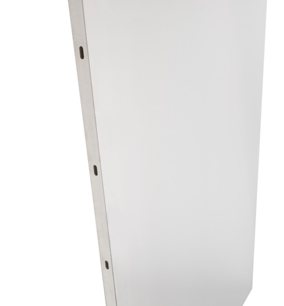 Alu-Schmuckblech B=930 mm H= 1030 mm silber glatt