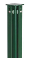 Austausch - Eckpfosten Typ QVAE für Zaunhöhe 0,80 m RAL6005