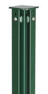 Eck-Pfosten Typ QVAPE für Zaunhöhe 1,20 m RAL6005