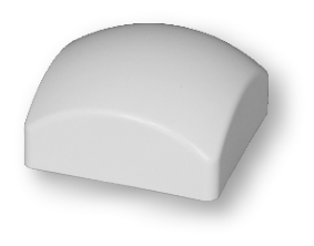 PVC-Pfostenkappe "rund" 87x87 mm