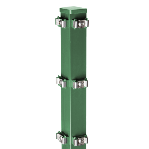 Austausch - Eckpfosten Typ PM für Zaunhöhe 1,60 m RAL6005
