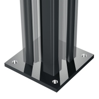 Fußplatte mit Überstand RAL 7016 FS Fußplatte mit Überstand RAL 7016 FS
