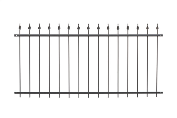 Schmiedezaun BERLIN Höhe bis 1,80 m, Länge bis max. 2,00 m