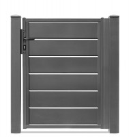 Designer-Tor BOSTON;  H=1,57 m, LB=2,17 m, Farbe DB703 Eisenglimmer Designer-Tor BOSTON;  H=1,57 m, LB=2,17 m, Farbe DB703 Eisenglimmer