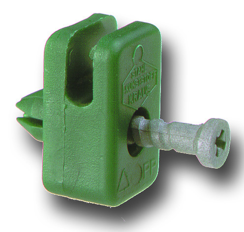 Spanndrahthalter DR40 mit Stift bis Draht Ø 3,5 mm