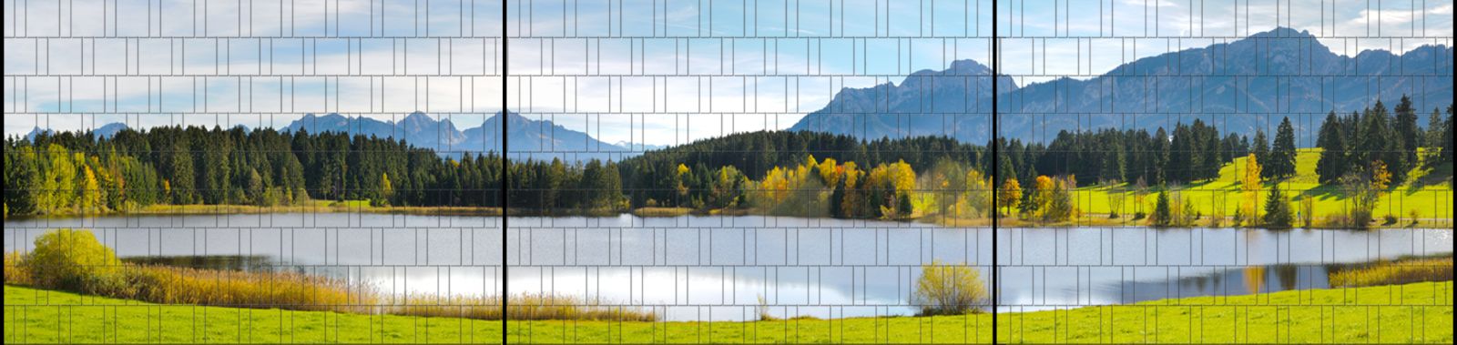 Sichtschutzstreifen, Motiv Alpen - Panorama XXL Sichtschutzstreifen, Motiv Alpen - Panorama XXL