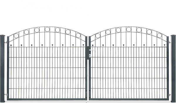 Tor WIEN 2-flügelig H=1,40 m LW=3,30 m verzinkt