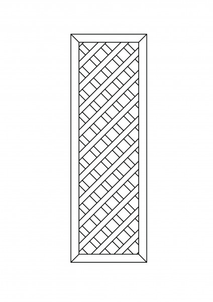 Rankgitter rechteckig B = 0,60 x H = 1,80 m