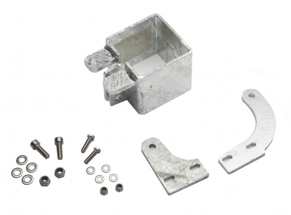 Torantriebsbef. SET 80x80 (AXO / AMICO) 180º Scharnier - Verzinkt