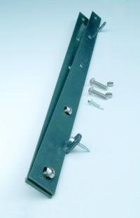 Zaunanschlussleiste (einseitig) 1,00 m RAL7016