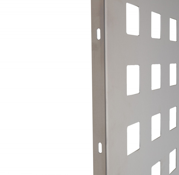 Alu-Schmuckblech B=930 mm H= 1630 mm silber Quadrat