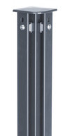Austausch - Eckpfosten Typ QVAE für Zaunhöhe 1,20 m RAL7016