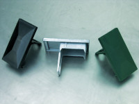 Kunststoffkappe 60/40 mit Überstand Typ A RAL9005 schwarz Kunststoffkappe 60/40 mit Überstand Typ A RAL9005 schwarz