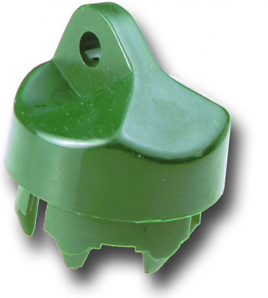 Strebenkappe für Rohr Ø 34 mm grün