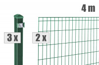 MICHL H= 0,8 m RAL 6005, Pakete von 4 bis 30 Meter MICHL H= 0,8 m RAL 6005, Pakete von 4 bis 30 Meter