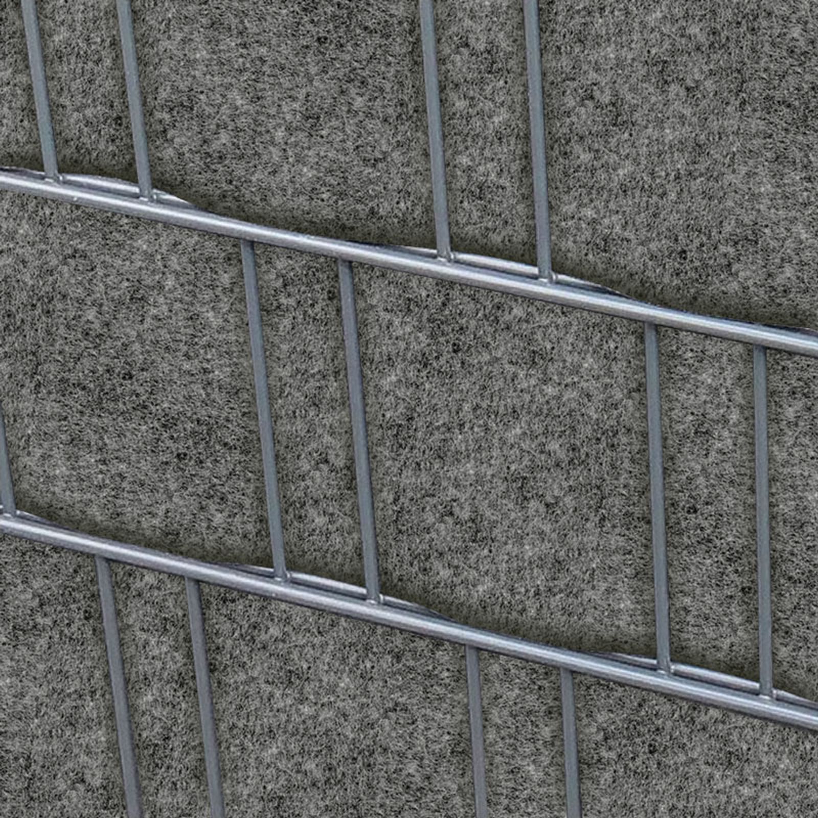Florenz Zaun Sichtschutz Streifen 3D Gitterstabmatten