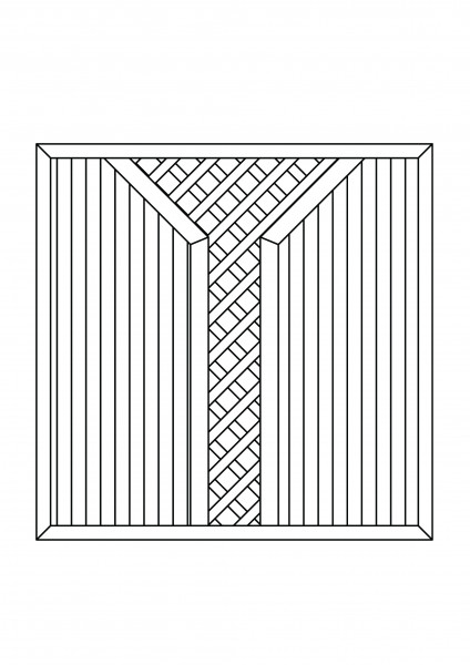 Kombi-Element Y-Einsatz, "Sondermaß" bis maximal B = 1,80 x H = 1,80 m